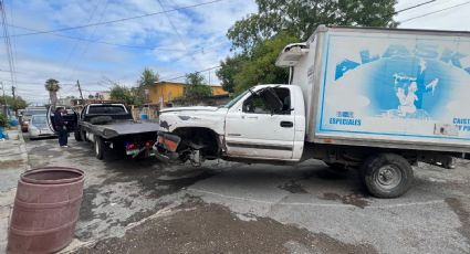 Nuevo Laredo: camión de hielos se mete en contra a la Venustiano Carranza y choca 11 vehículos