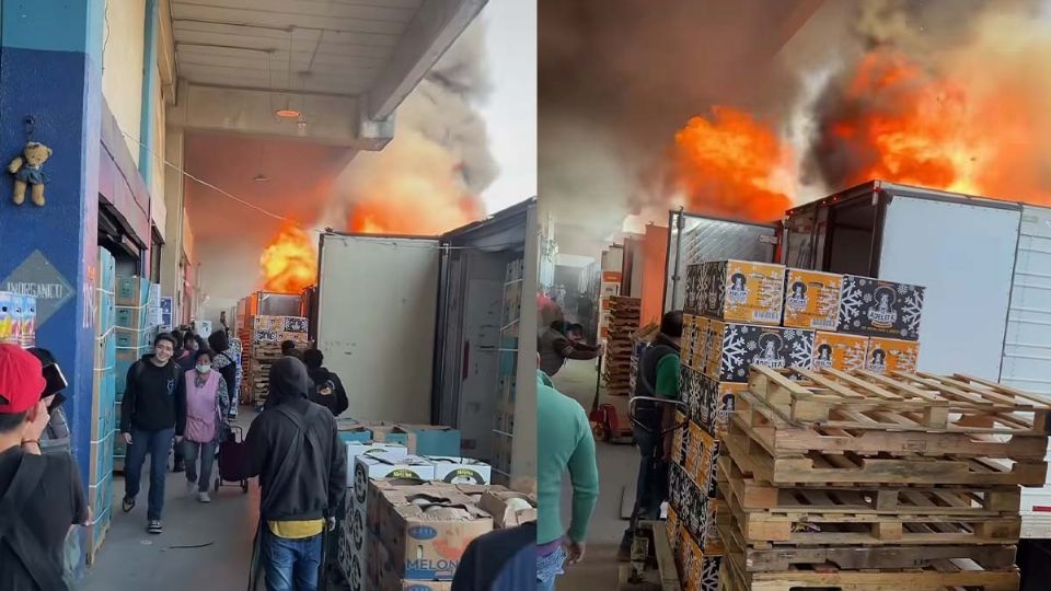 Incendio paraliza la Central de Abasto