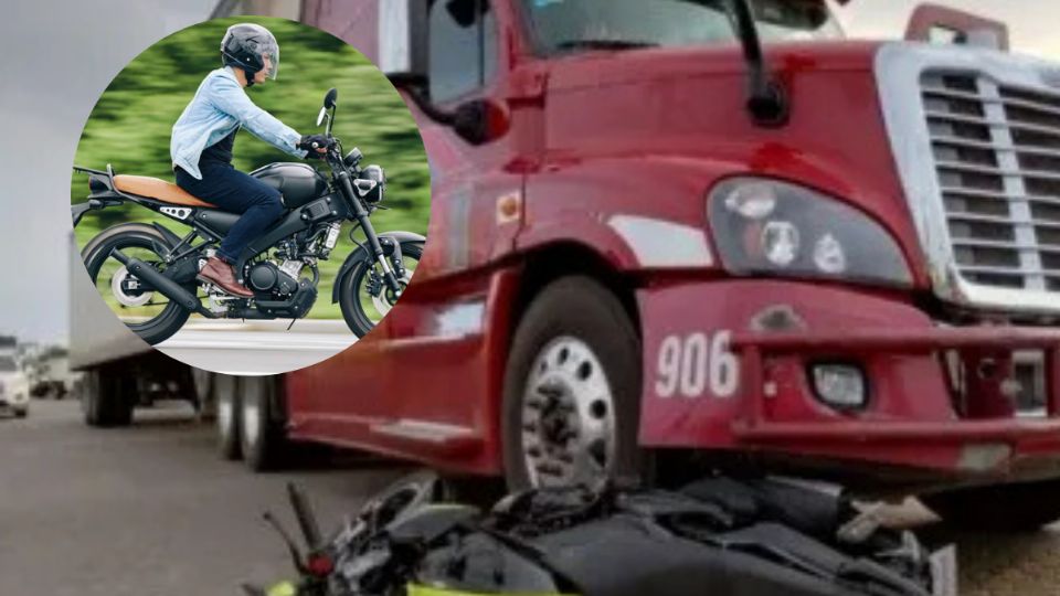 El motociclista perdió la vida al ser embestido por un tráiler