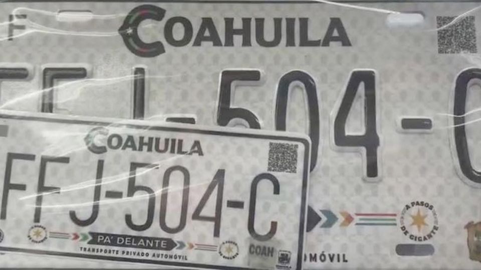 Saca tus placas rápido en Coahuila.