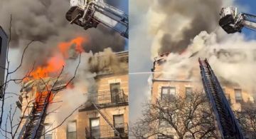 Se incendia edificio en Manhattan, NY, con personas en su interior, ¿qué sucedió? | VIDEO