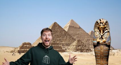 MrBeast sube hasta lo más alto de la pirámide de Egipto y revela impactantes imágenes | VIDEO