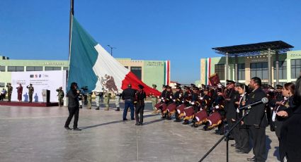 Realizan ceremonia conmemorativa del Día de la Bandera en Nuevo Laredo