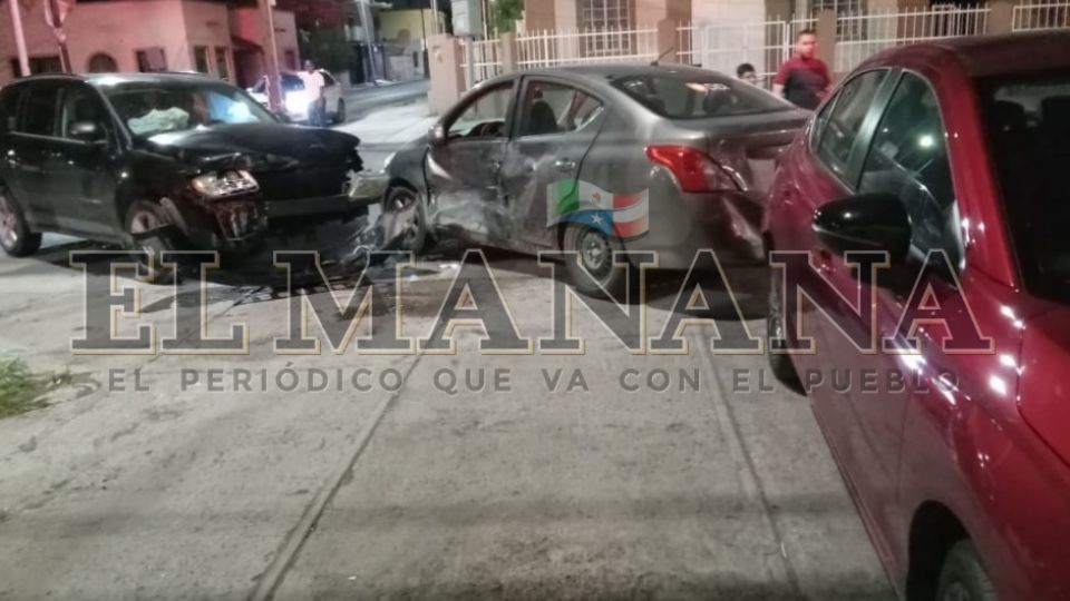 Fuerte choque en Nuevo Laredo.