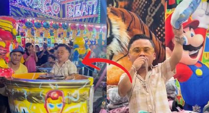 Abelito en Nuevo Laredo: así remataba cobijas en Expomex | VIDEO