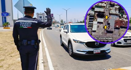 Tampico implementa circulación de un solo sentido en Los Pinos; medida busca seguridad vial