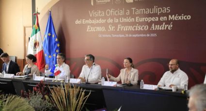 Américo Villarreal se reúne con embajador de la Unión Europea en México