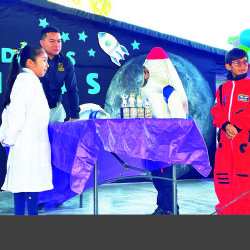 Alumnos de la primaria Alfredo V. Bonfil echan a volar su imaginación en Ciencias, Robótica y Astronomía