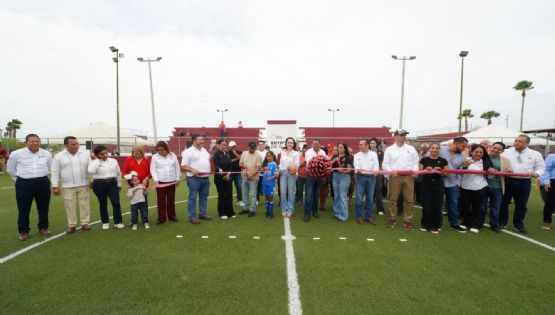 Rehabilitan espacios deportivos al Poniente y Sur de Nuevo Laredo