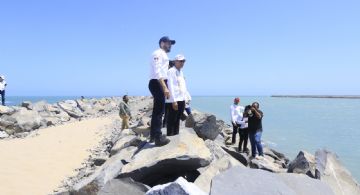 Tamaulipas impulsa desarrollo del Puerto del Norte; Américo Villarreal recorre obras y proyectos estratégicos