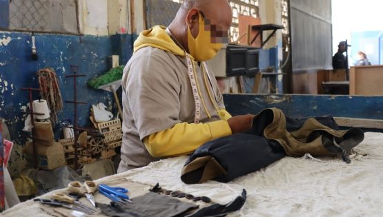 Apoya CEDES Reynosa reinserción social con venta de servicios y artesanías elaboradas por PPLs