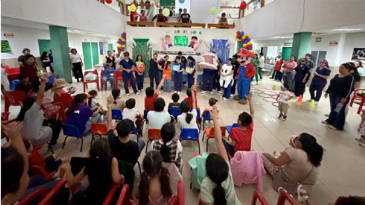 Clausuran la feria 'Superhéroes de la Salud 2026'; pequeños juegan y aprenden