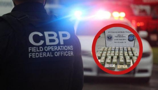 Mujer mexicana es detenida y sometida por CBP en puente internacional; traía 272 mil dólares