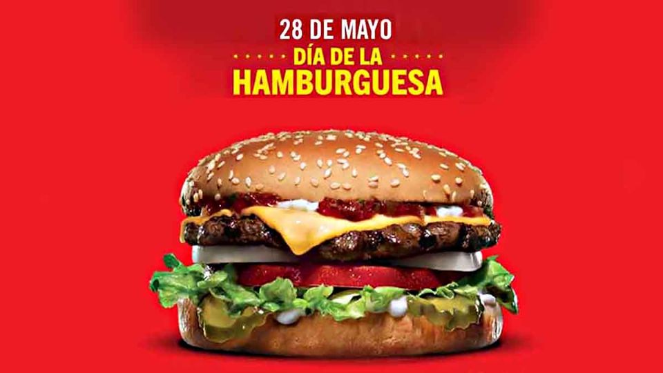 Si quieres hacerse de una buena comida, apunta el día de la hamburguesa en tu agenda