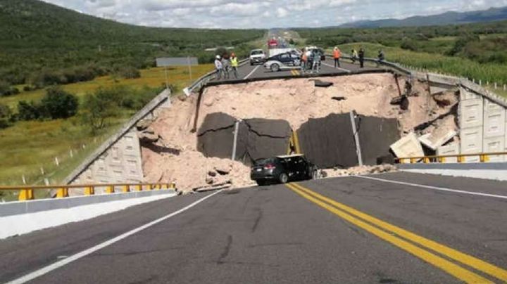 FOTOS: Muere mujer tras colapso de un puente