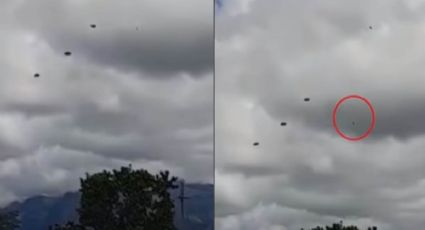 VIDEO: ¡Sobrevive a caída de milagro! Falla su paracaídas tras saltar de helicóptero