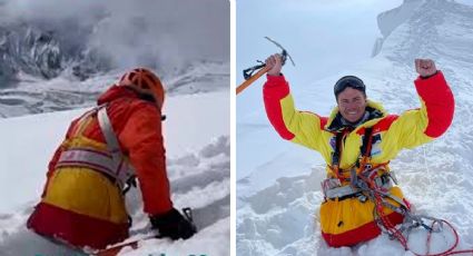 VIDEO: Alpinista amputado de ambas piernas escala montaña de Nepal