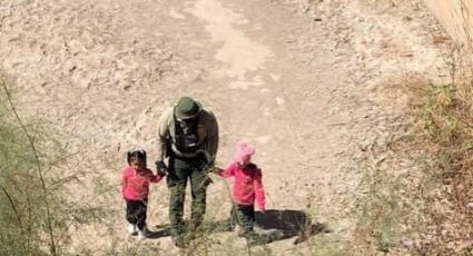 Encuentran a dos niñas de 6 y 4 años que trataban de cruzar solas la frontera de México a EU