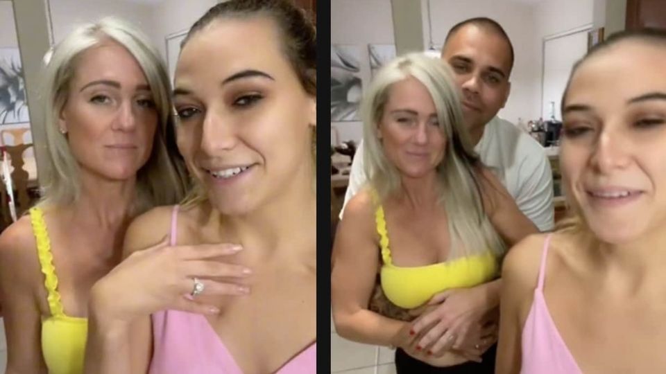 La mujer comparte a su esposo con su madre y con su hermana