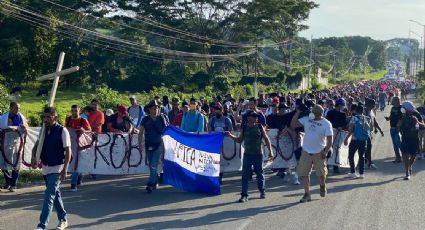 Avanza caravana de 6 mil migrantes en México; Texas movilizará a la Guardia Nacional