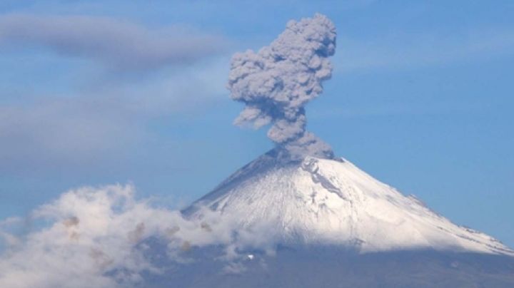 Volcán Popocatépetl emite nueve exhalaciones; registra sismo