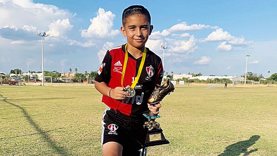 A su costa edad, este talento locales toda una promesa del futbol