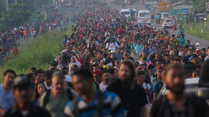 Este 23 de octubre viene en camino caravana migrante
