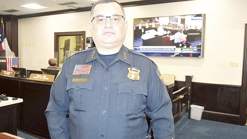 Claudio Treviño es el jefe del Departamento de Policía de Laredo