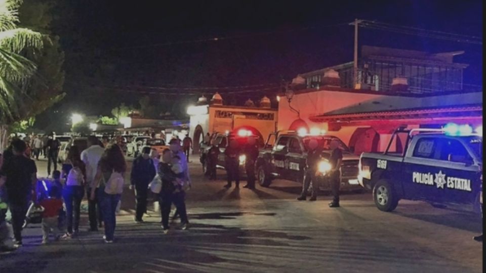 Los hechos ocurrieron frente al Palacio Municipal.