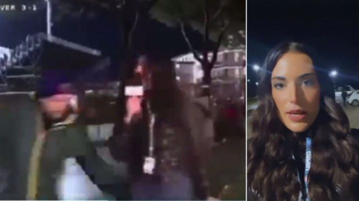 (Video) Indignante, Periodista es manoseada y acosada por varios hombres en transmisión en vivo.