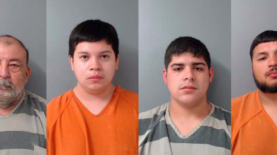 De Izquierda a derecha: Juan Alberto Galván Hernández, Abraham Jonathan Ceballos, Jaime Roberto Hinojosa, e Ismael Leonardo Campos.