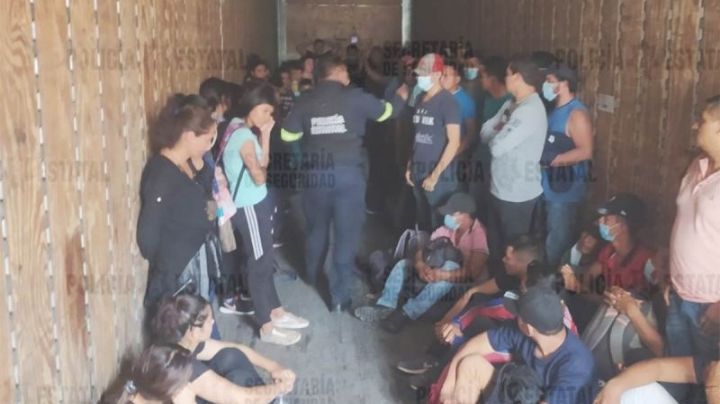 Detienen a 3 "polleros" y rescatan 86 migrantes en el EDOMEX