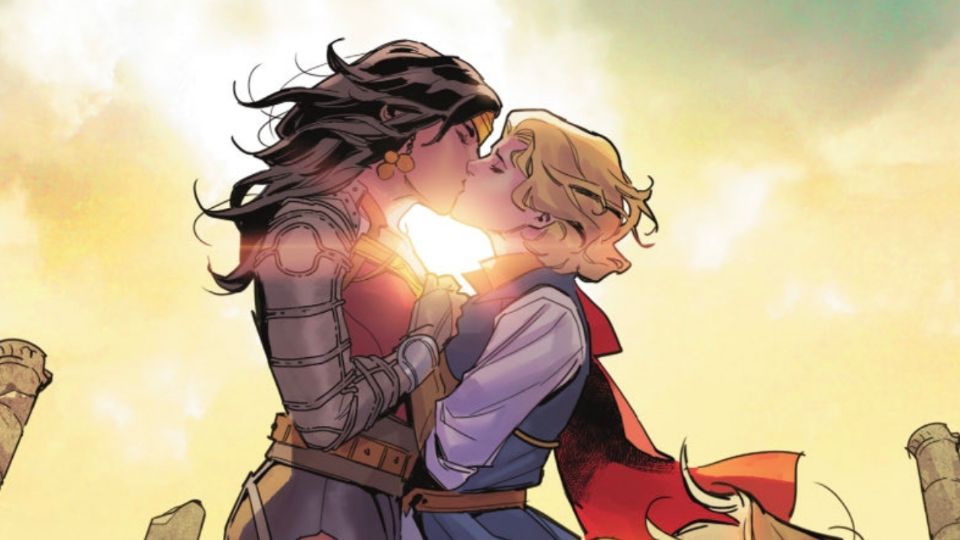 La Mujer Maravilla se une al manto multicolor con el hijo de Super.man, quien se declaró abiertamente gay en pasados comics