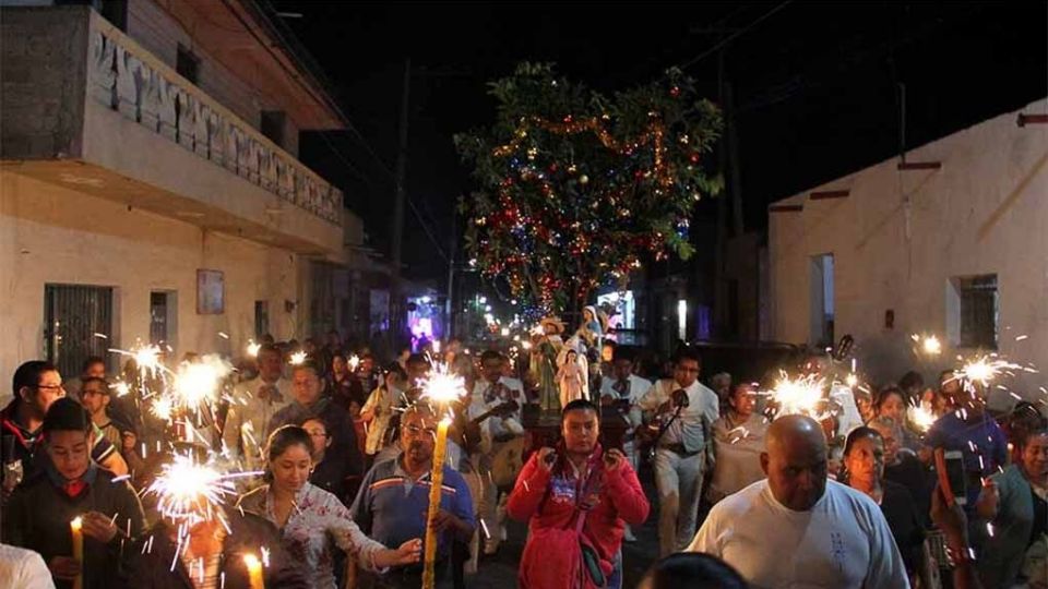 Los feligreses festejan entre el 9 y el 24 de diciembre la peregrinación de la familia sagrada