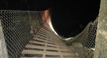 Se desploma puente colgante en Oaxaca; hay decenas de heridos