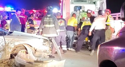 Muere hombre tras sufrir volcadura en Carretera a Piedras Negras