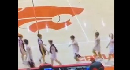 VIDEO: MAL PERDEDOR Jugador de baloncesto noquea a su rival durante apretón de manos