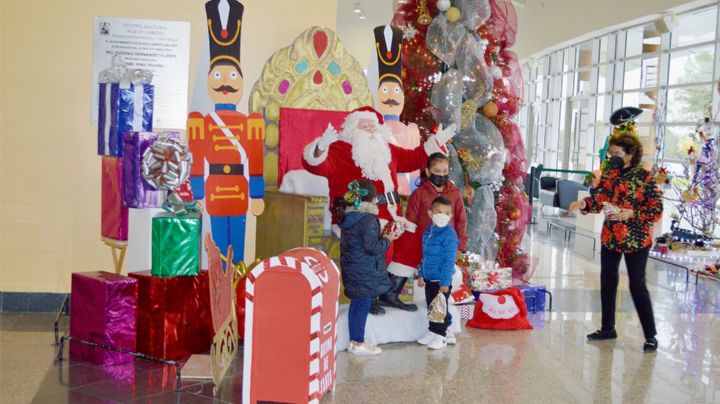 Llega Santa Claus al Centro Cultural Nuevo Laredo