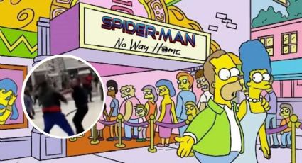 (Video) Por hacer spoliers de “Spiderman: No Way Home” los agarran a golpes