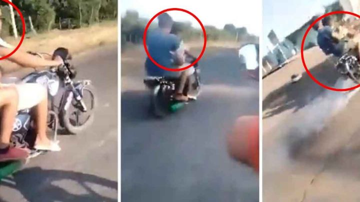 Carrera hacia la muerte: Motociclista jugaba carreritas; fallece al estrellarse contra camión