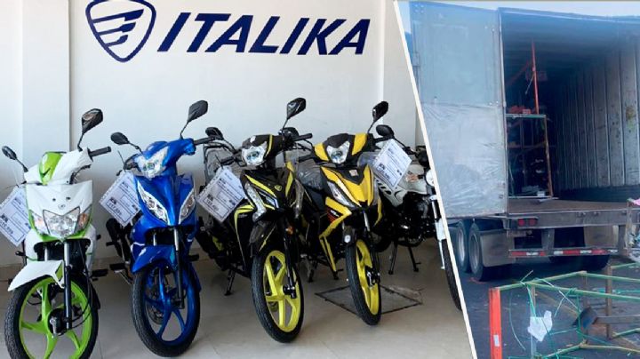 ¡Qué descaro! Trailer choca en carretera; hombres roban 10 motos que transportaba