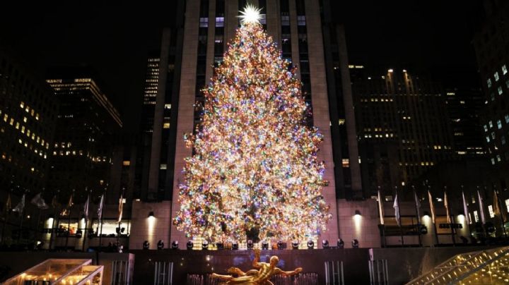 Se acerca la Navidad: Encienden Árbol Navideño del Rockefeller Center en Nueva York