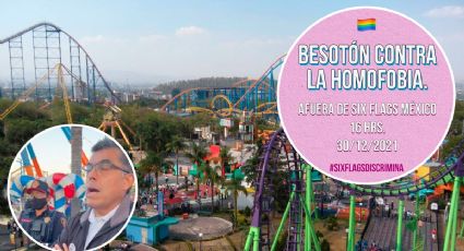 Tras discriminación a pareja homosexual en Six Flags, convocan a Besotón LGBTIQ+