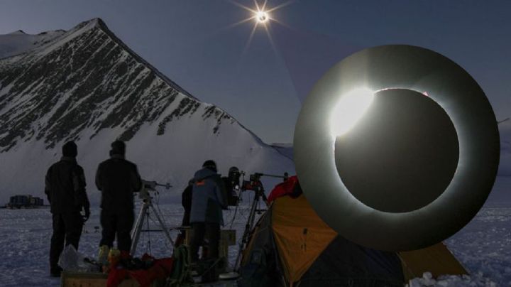 ¡Impactante! Asi se vió el eclipse solar desde la Antartida (VIDEO)