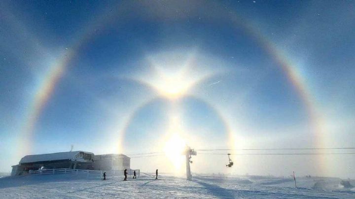 VIDEO: Captan impresionantes parhelios solares en Suecia ¿Señales divinas?