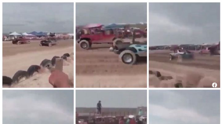 (VIDEO) Dos Neolaredenses fueron atropellados en evento de Zoqueteadas; conductor perdió el control