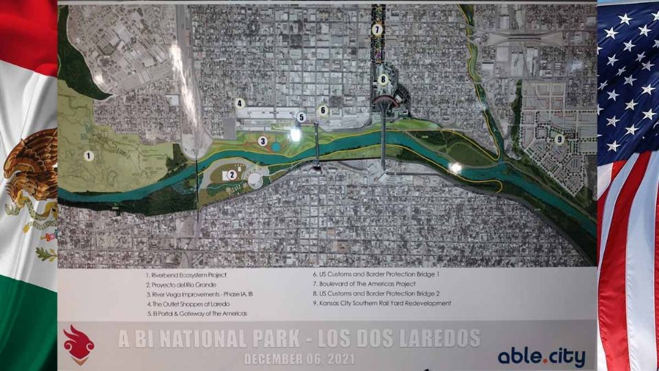 El parque está proyectado construirse sobre las márgenes del Río Bravo