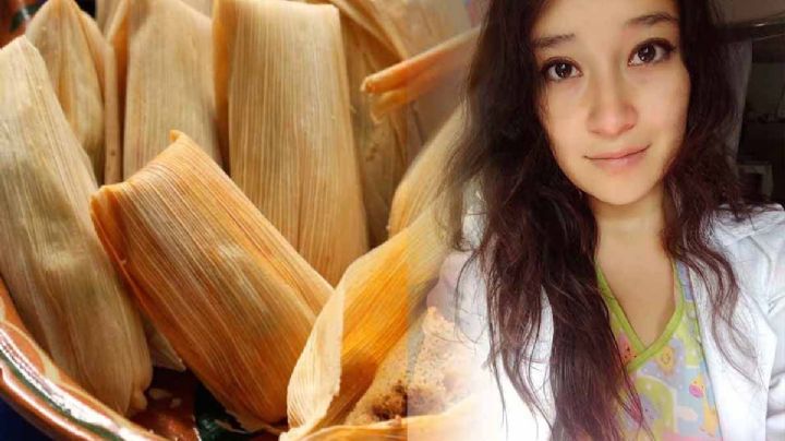 Doctora se viraliza por vender tamales de noche en Puebla