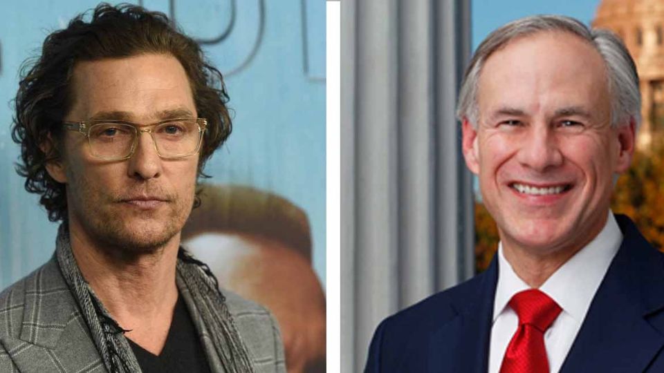 Matthew McConaughey es más popular que Greg Abbot para gobernar Texas