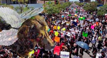 México marcha por justicia a perrito Rodolfo, asesinado a machetazos